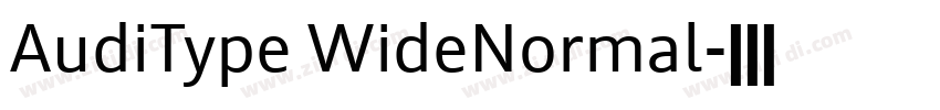 AudiType WideNormal字体转换 AudiType WideNormal字体转换